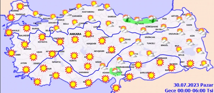 Meteoroloji'den birçok ile uyarı: Gök gürültülü sağanak geliyor... Güneşe aldanmayın! (29 Temmuz hava durumu)