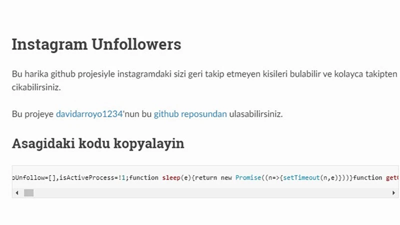 Instagram takip etmeyenleri bulma nasıl yapılır? Programsız Instagram takipten çıkanları görme