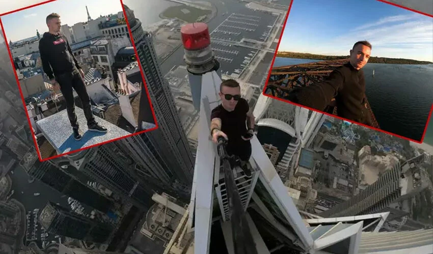 Yüksek katlara tırmanmasıyla ünlenen fenomen içerik uğruna öldü! Remi Lucidi 68. kattan düştü