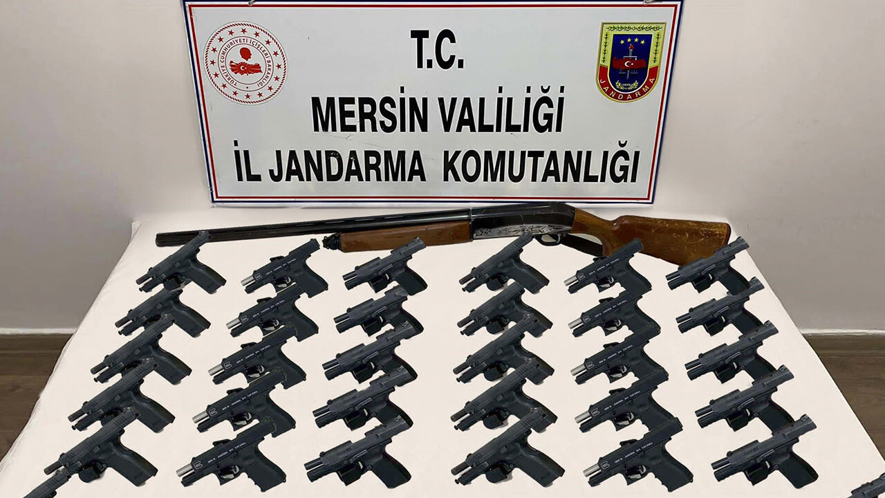 Mersin merkezli 3 ilde kaçak silah operasyonu: 12 gözaltı