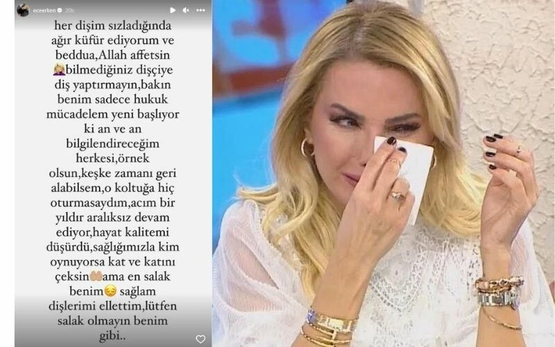 Şoke eden çıkış! Diş doktoruna öfkelenen Ece Erken ağzını fena bozdu…