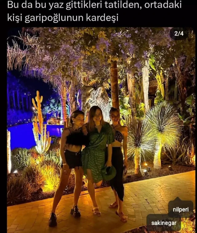 Cem Garipoğlu'nun kız kardeşiyle aynı karede yer alan oyuncu Nilperi Şahinkaya linç edildi!