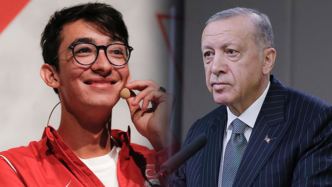 Cumhurbaşkanı Erdoğan&#039;dan Mete Gazoz&#039;a tebrik mesajı