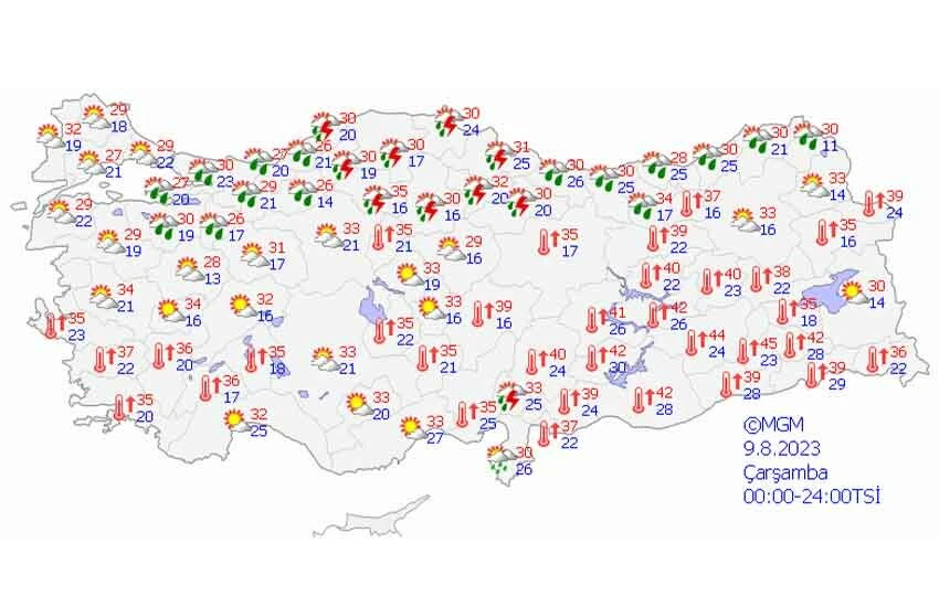Türkiye'yi kavuran Eyyam-ı Bahur gidiyor: Meteoroloji'den gök gürültülü sağanak uyarısı!