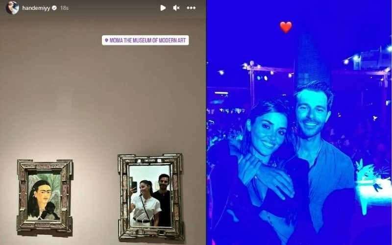 İtalya ve Yunanistan’dan sonra ABD’ye gittiler! Hande Erçel ile Hakan Sabancı’nın New York pozları olay oldu...