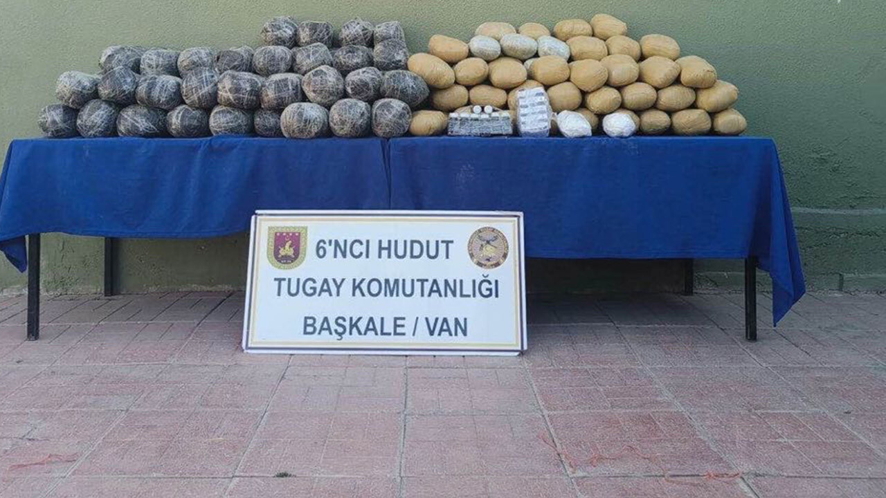 MSB: Van&#039;da 170 kg uyuşturucu madde ele geçirildi