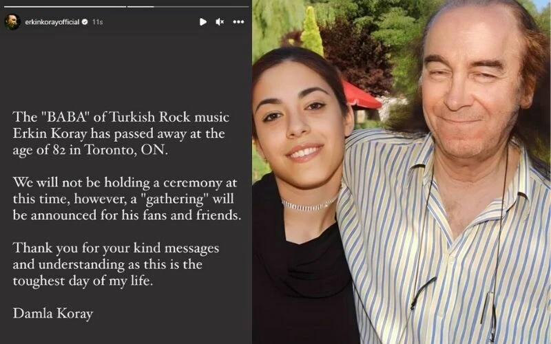 Usta sanatçının kızı duyurdu: Erkin Koray için tören düzenlenmeyecek!