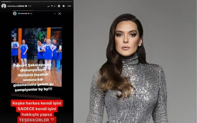 Demet Akalın'dan MasterChef Tahsin’e şaşırtan tepki! Yarışmacının cevabı manidar oldu...