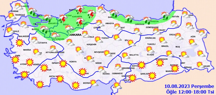 Meteoroloji'den 26 il için sağanak uyarısı!