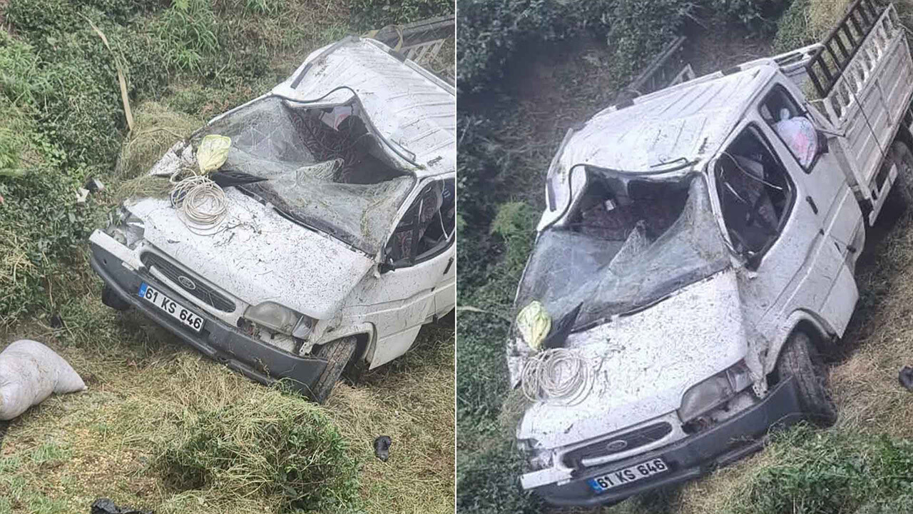 Trabzon&#039;da feci kaza bir aileyi yok etti: 3 ölü