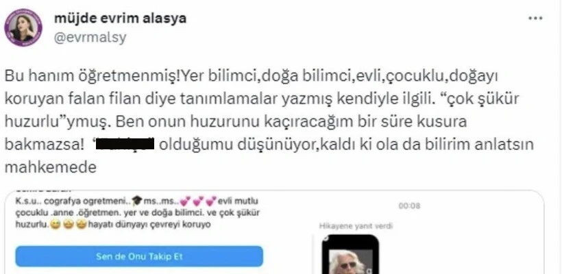 Kızılcık Şerbeti'nin Kıvılcım'ı Evrim Alasya'yı küplere bindiren mesaj! Soluğu savcılıkta aldı