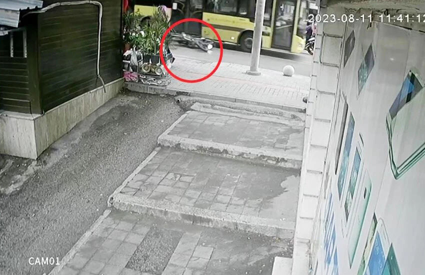 Şans eseri kurtuldu