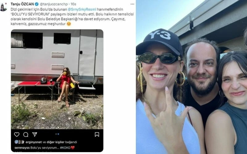 Bolu Belediye Başkanı’ndan Sereney Sarıkaya’ya davet! Gazozumuz meşhurdur…