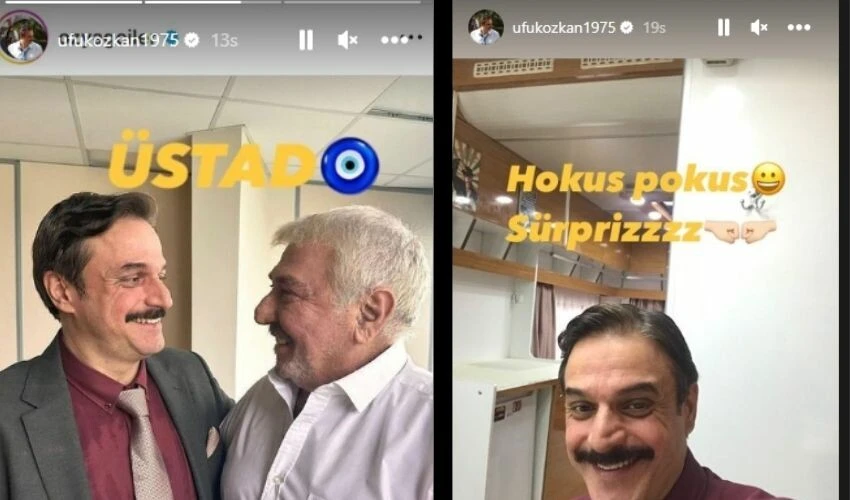 Ufuk Özkan sahalara döndü! Setten paylaştığı kare takipçilerini sevindirdi