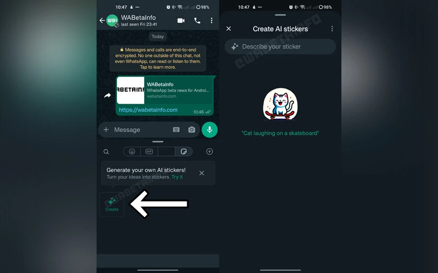 WhatsApp'a yapay zeka geliyor: Sen yaz, o çıkartma yapsın