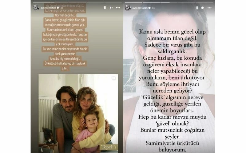 Ayşecan Tatari son fotoğrafına gelen yorumlara isyan etti! ‘Ürkütücü hatta hastalık gibi’