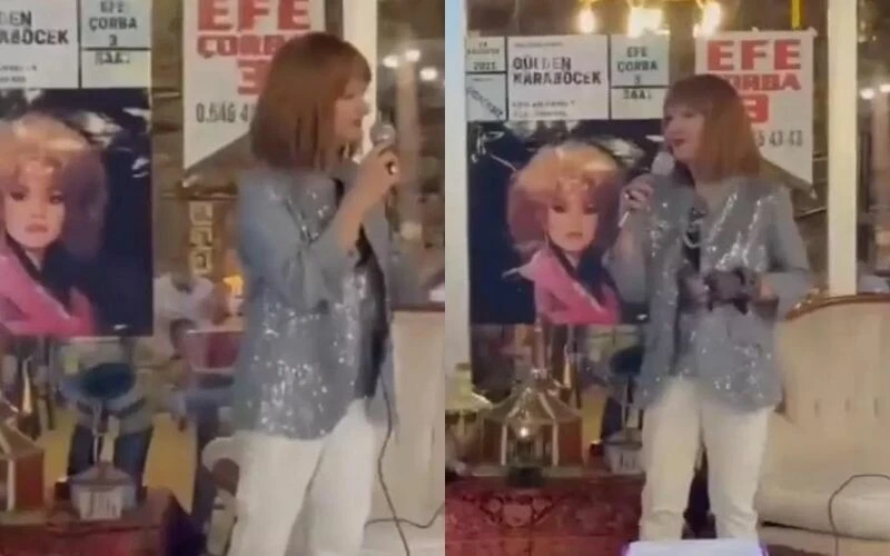 Bir zamanların ünlü şarkıcısı çorbacıda sahne aldı: Görenler gözlerine inanamadı!
