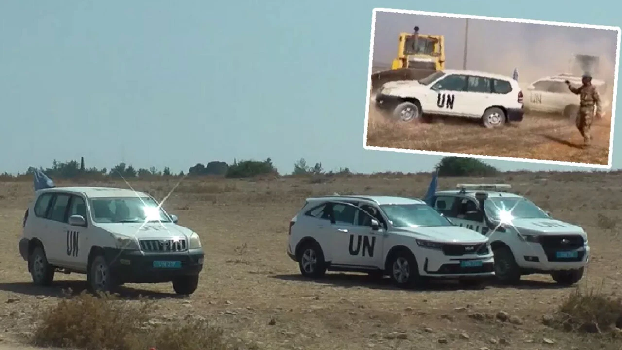 BM'ye geçit yok! Barış Gücü'ne KKTC polisinden engel