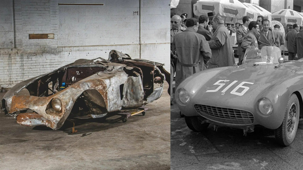 Hurdası bile milyonluk... 1954 model Ferrari dudak uçuklatan fiyata satıldı