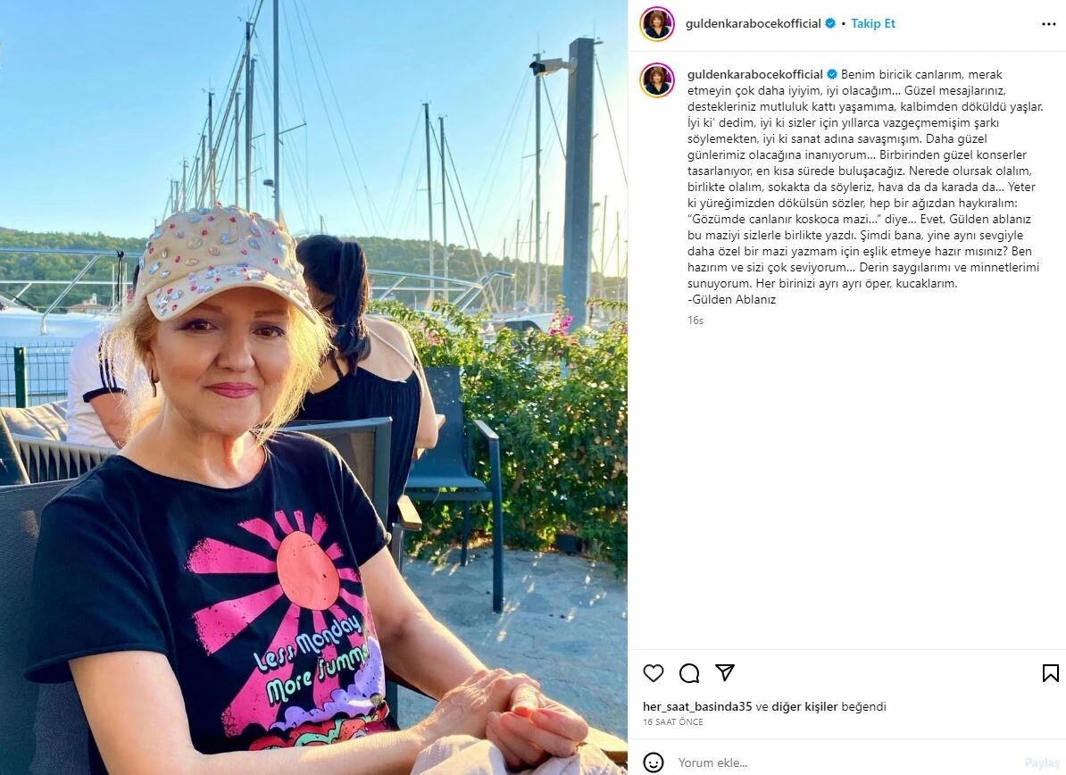 Gülden Karaböcek günler sonra sessizliğini bozdu! Havada da söyleriz karada da…