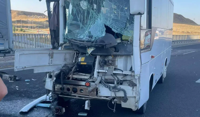 Polatlı ilçesinde kaza meydana geldi