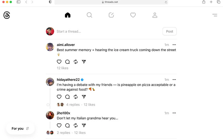 Threads web sürümü kullanıma açıldı... Mobil uygulama zorunluluğu kalkıyor
