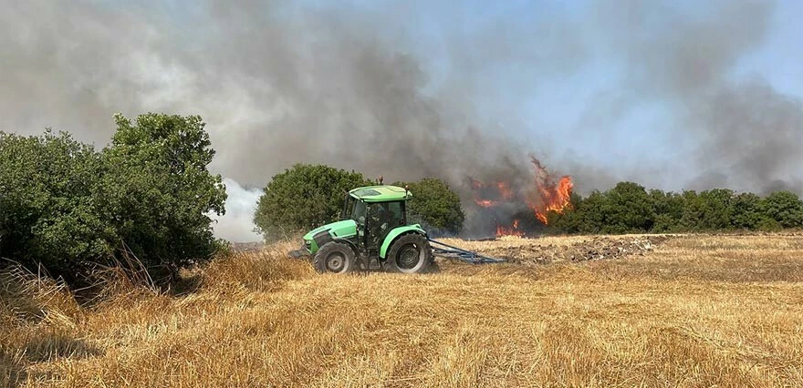 Çanakkale'de yine alevler yükseliyor! Biga'da ağaçlık alanda yangın çıktı