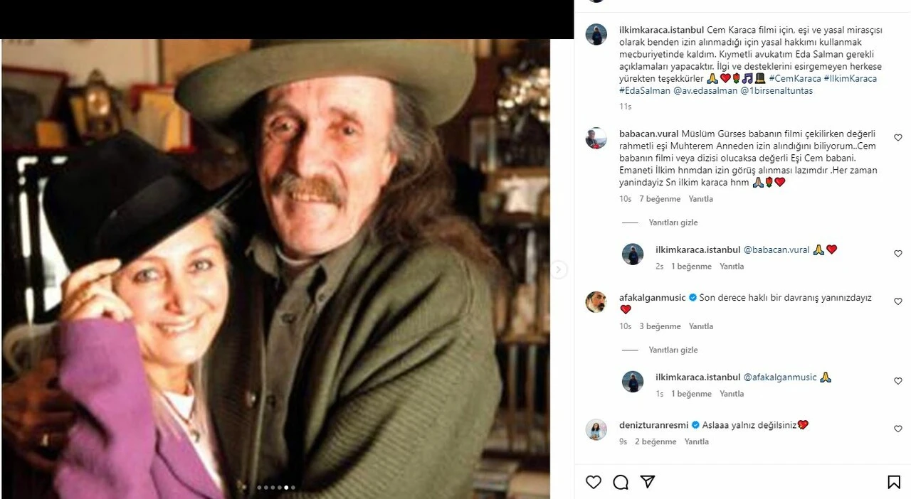 Cem Karaca’nın hayatının anlatıldığı filme eşinden veto geldi! Hemen mahkemeye koştu…