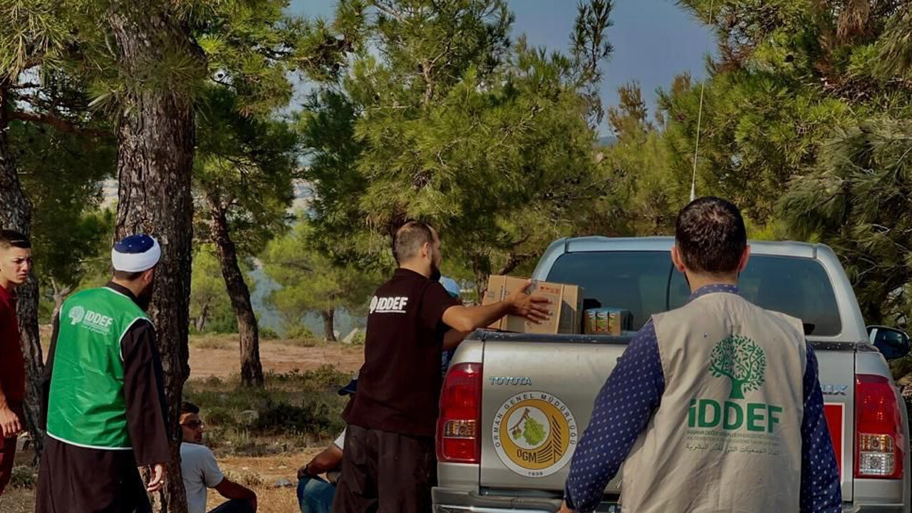 İDDEF ekipleri Çanakkale orman yangınında görev aldı