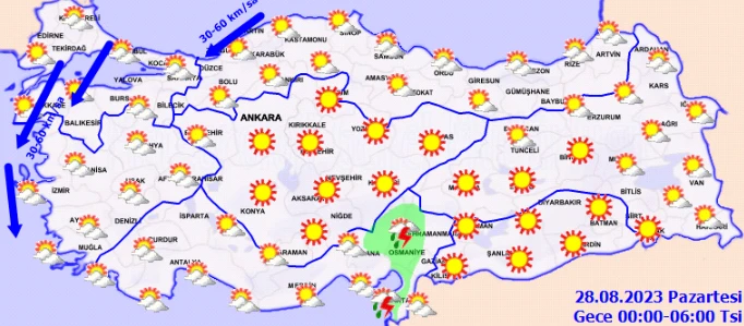 Meteoroloji'den birçok ile kritik uyarı! Şiddetli geliyor: Kavurucu sıcaklara sağanak arası (27 Ağustos hava durumu)