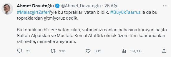 Tüm liderler Büyük Taarruz'u anarken Kılıçdaroğlu es geçti! Eleştirilerin odağında...