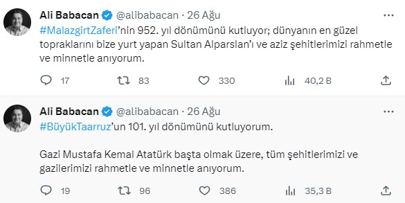 Tüm liderler Büyük Taarruz'u anarken Kılıçdaroğlu es geçti! Eleştirilerin odağında...