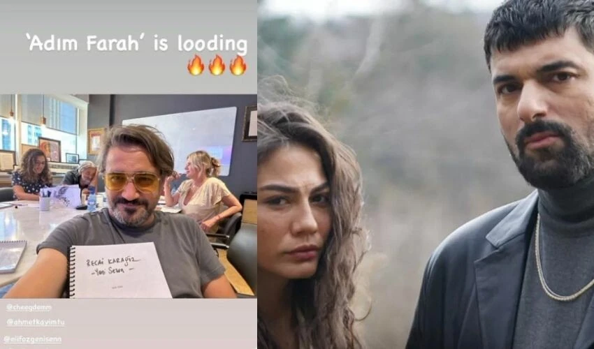 Adım Farah'ın çekimleri başladı, setten gelen kareye beğeni yağdı