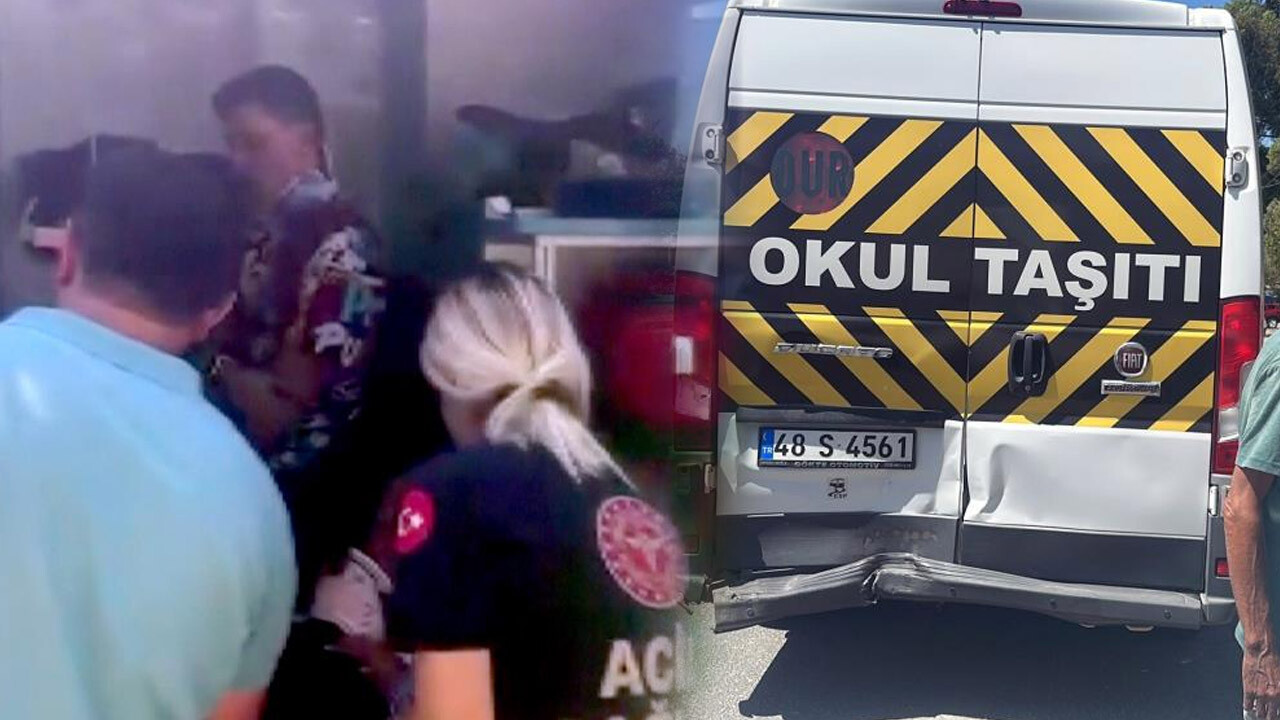 Kamyonet öğrenci servisine çarptı: Çok sayıda yaralı var! Kazanın sebebi ortaya çıktı