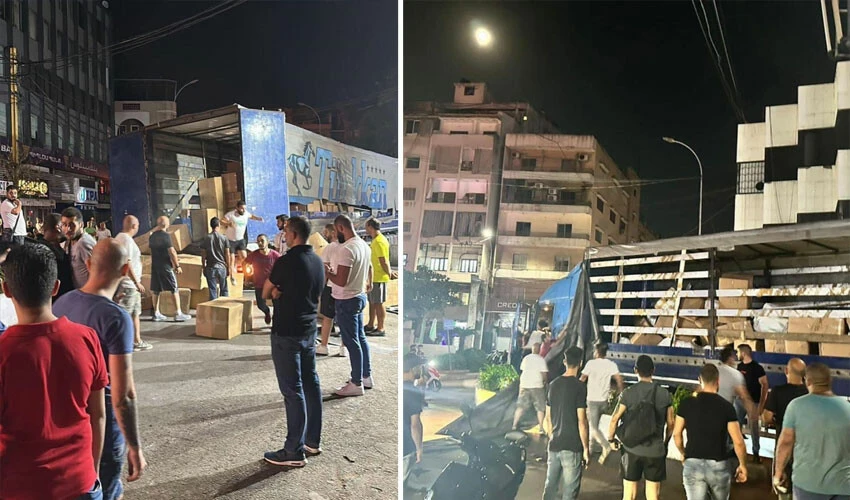 Lübnan'daki Ermeni mahallesinde 'Türk' yazılı tıra ve şoföre saldırı: Boya döküp darp ettiler