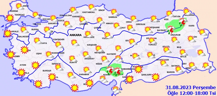 Meteoroloji'den İstanbul dahil birçok kente uyarı: Kuvvetli sağanak geliyor! (31 Ağustos hava durumu)