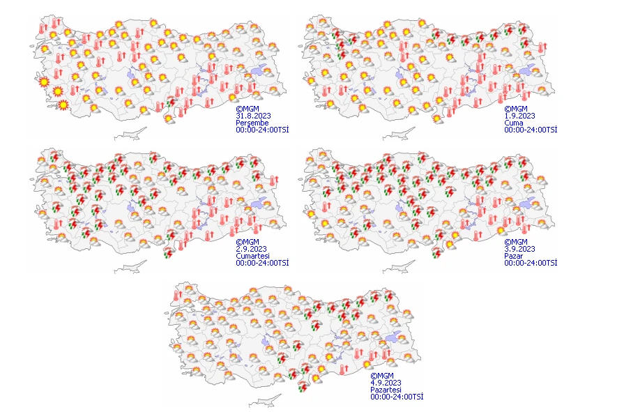 Meteoroloji'den İstanbul dahil birçok kente uyarı: Kuvvetli sağanak geliyor! (31 Ağustos hava durumu)