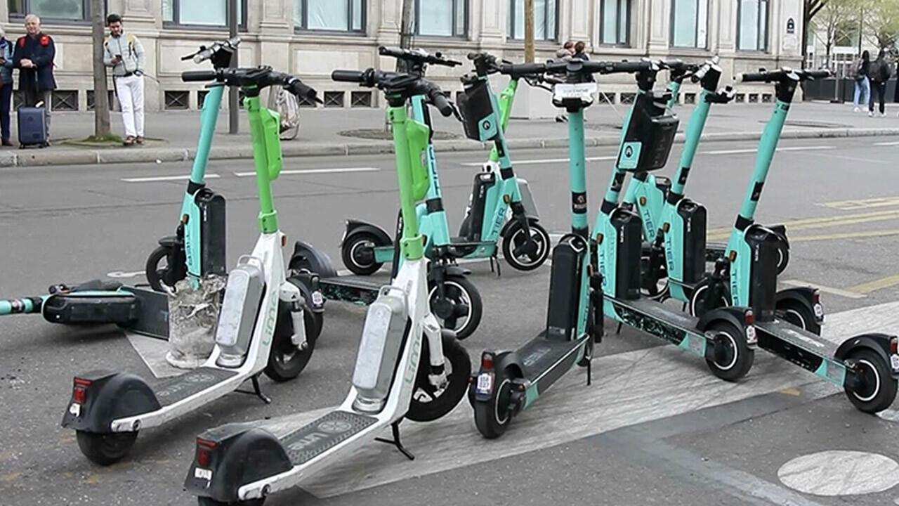 Avrupa&#039;da bir ilk: Paris&#039;te elektrikli scooterlara veda