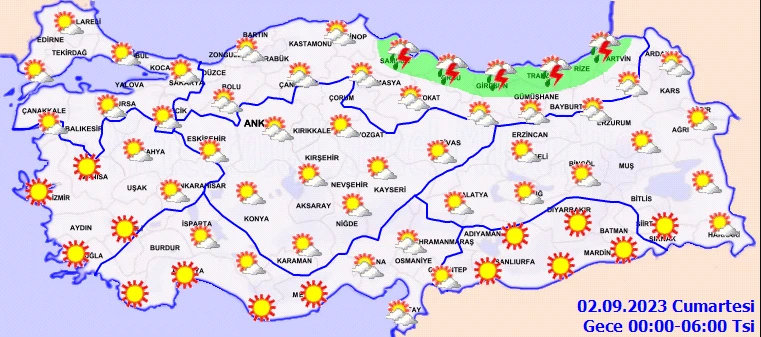 Meteoroloji'den Marmara için sarı kodlu uyarı: Saat verildi, sağanak kuvvetli vuracak! (1 Eylül hava durumu)