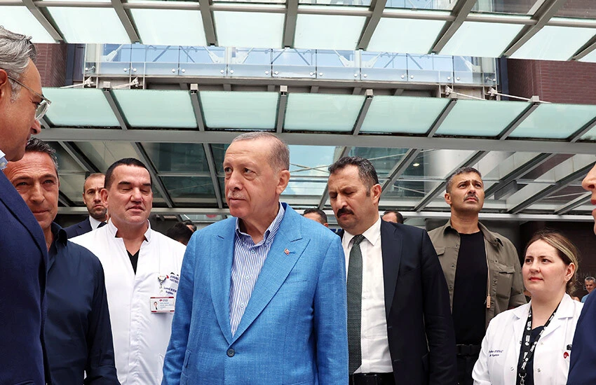 Cumhurbaşkanı Erdoğan'dan, Ali ve Vuslat Sabancı çiftine hastanede ziyaret! Kaza sonrası ilk fotoğraf