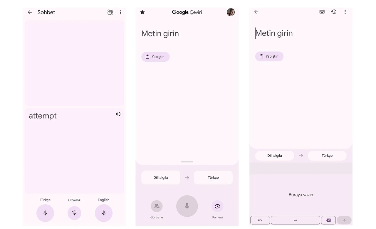 Google Translate için büyük değişiklik. Yüzyüze modu ve birçok özellik geldi