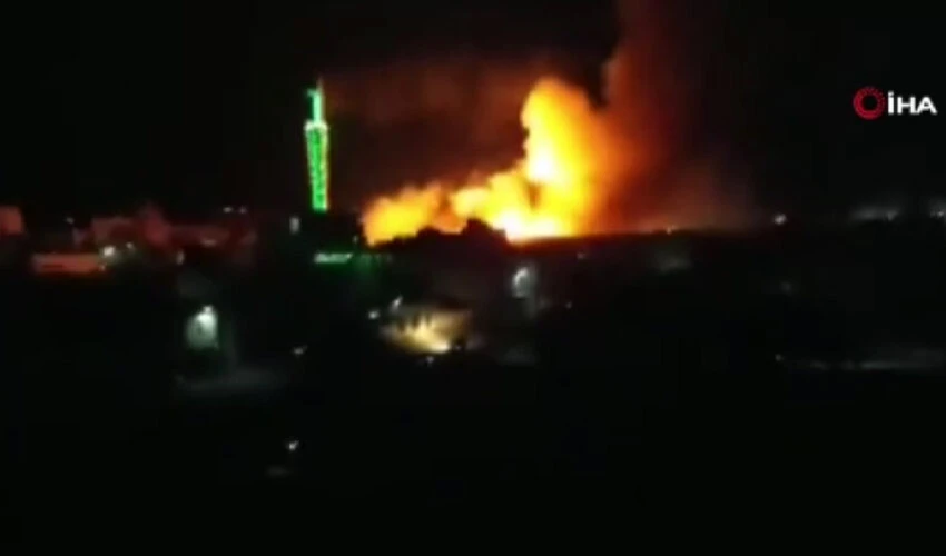 Akaryakıt istasyonunda patlama! Alevler kilometrelerce öteden görüldü