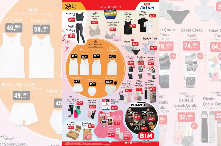 BİM 5 Eylül 2023 Salı aktüel ürün kataloğu gene bomba gibi! Yoğurt, Un, deterjan uygun fiyata - 3. Resim
