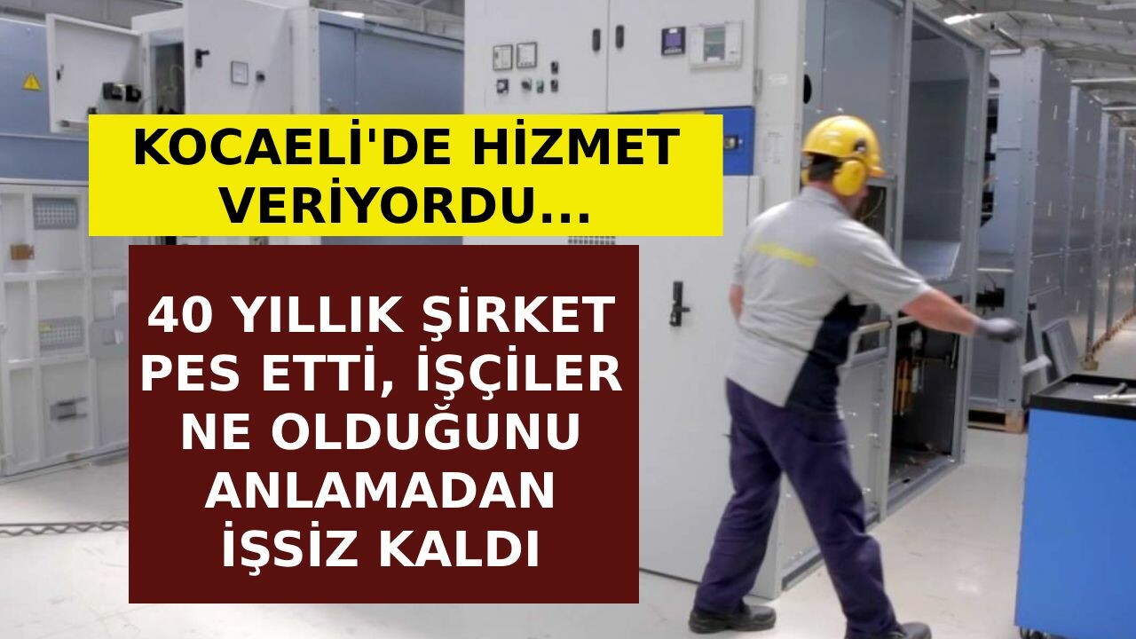 Kocaeli bölgesinin en büyük sanayi kuruluşlarındandı! Dev şirket iflas etti