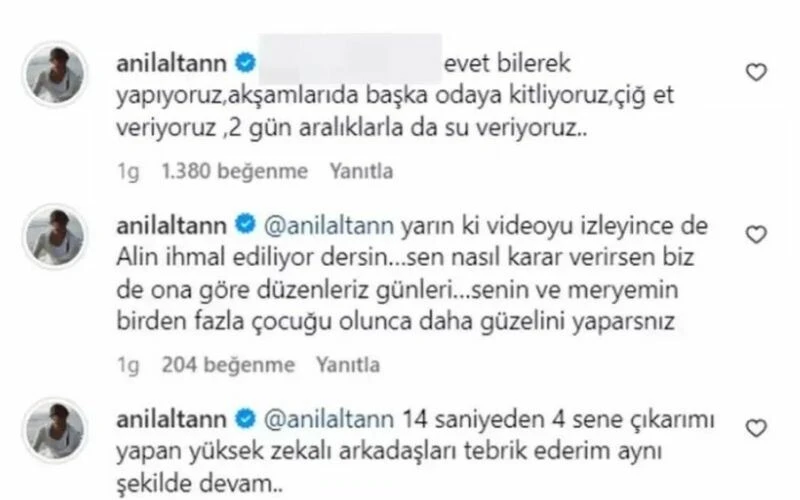 Anıl Altan kızlarıyla ilgili gelen yoruma verdi veriştirdi! Yüksek zekalı arkadaşlar…
