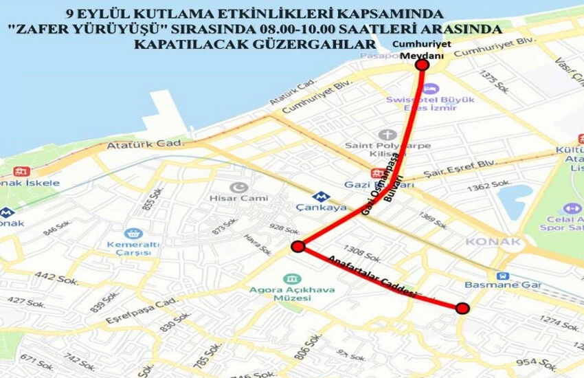 İzmirliler dikkat! Hafta sonu bazı yollar trafiğe kapatılacak