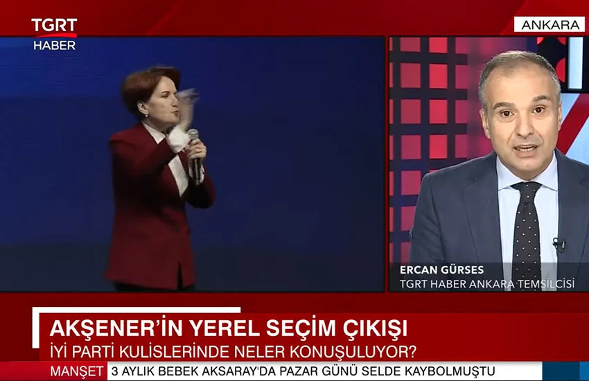 TGRT Haber Ankara Temsilcisi Ercan Gürses, Akşener'in yerel seçim çıkışını değerlendirdi.
