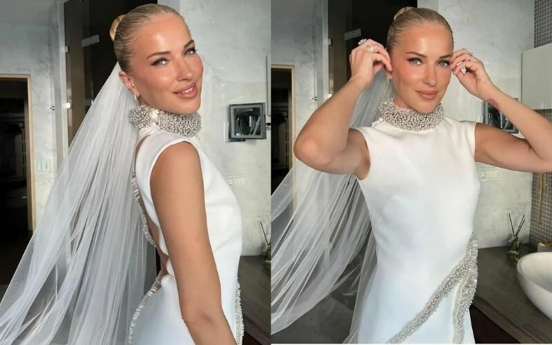 İtalya’da evlendi, İstanbul’da düğün yaptı! Burcu Esmersoy’un gelinliklerine yorum yağdı…