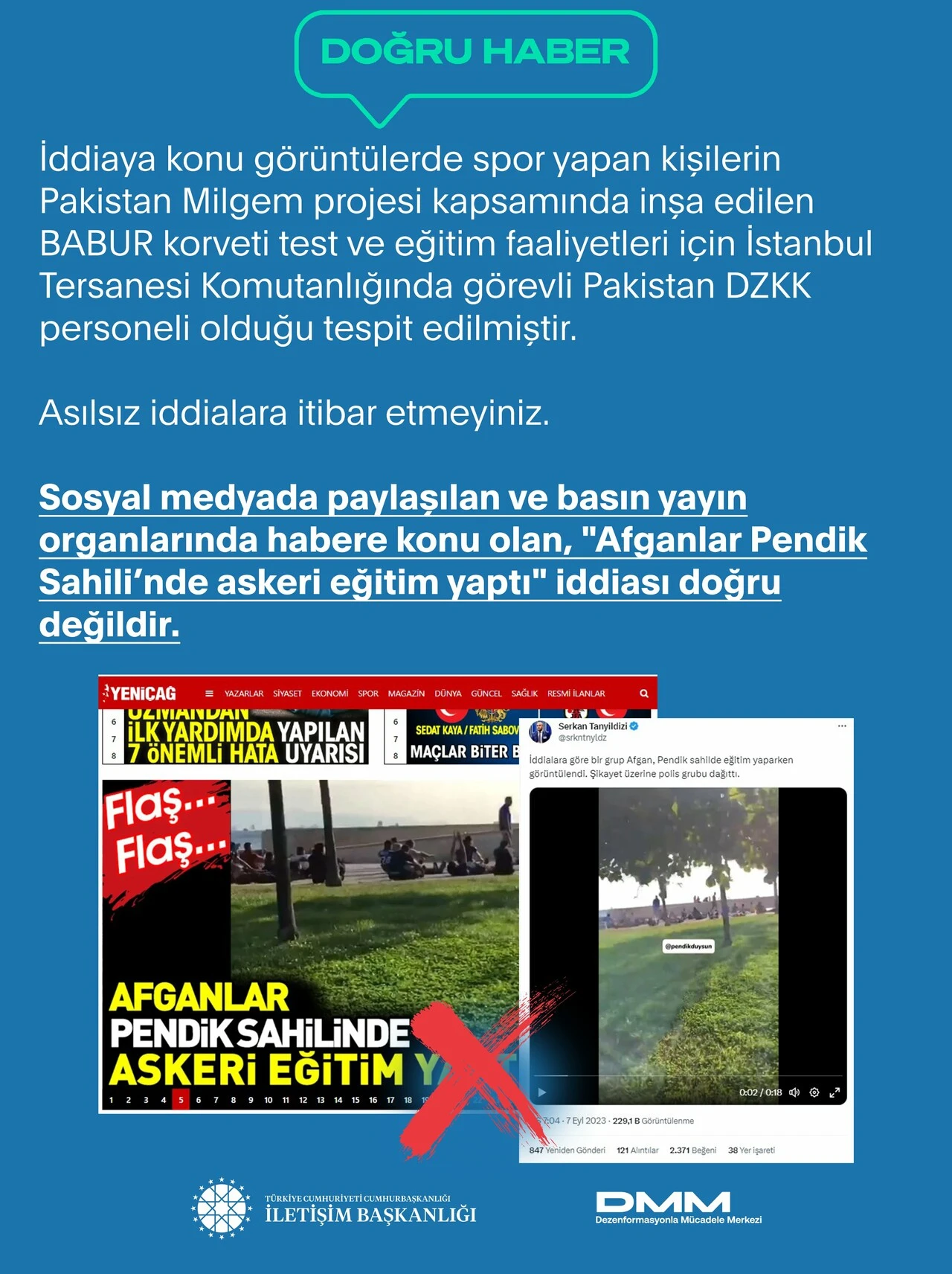 Pendik sahilinde 'Afganların askeri eğitim' videosu yalan çıktı