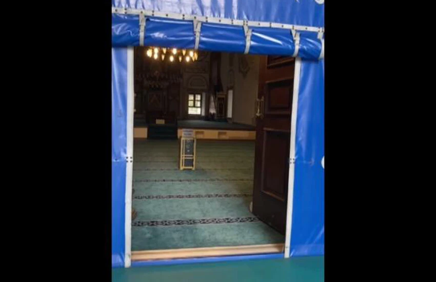 Tarihi yapıda hayran bırakan teknik! Bu camiye sinek giremiyor